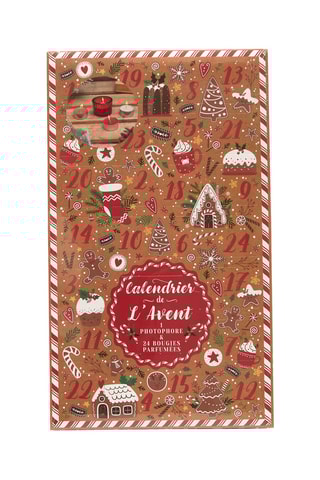 Coffret calendário - 24 velas perfumadas