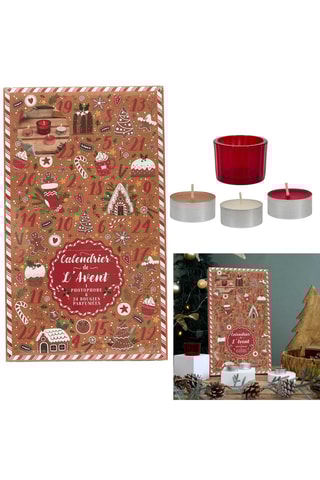 Coffret calendário - 24 velas perfumadas