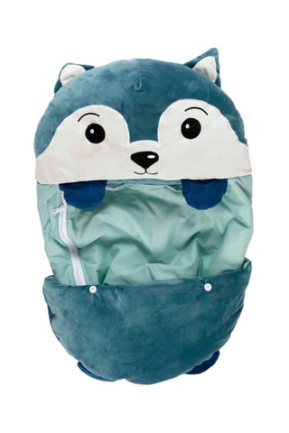 Saco-cama convertível Loup 130 x 50 cm - Azul