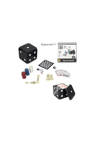 Cubo de jogos 6 em 1 A partir dos 18 anos