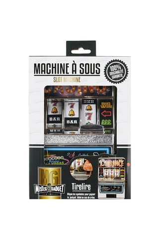 Mealheiro slot machine Prateado e vermelho