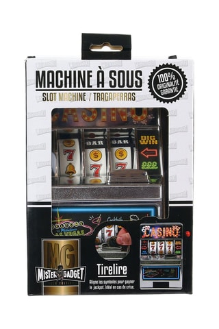 Mealheiro slot machine Prateado e vermelho