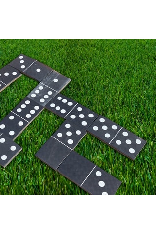28 dominos grand format - Blanc et noir