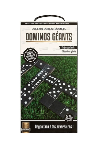 28 dominos grand format - Blanc et noir