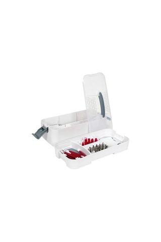 Mala de pastelaria 45 peças 42 x 21 x 17 cm