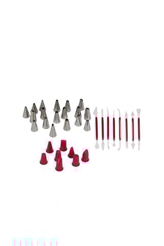 Mala de pastelaria 45 peças 42 x 21 x 17 cm