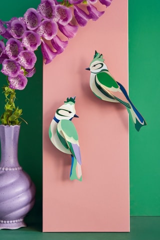 Decoração de parede Forest Crests - Verde e bege