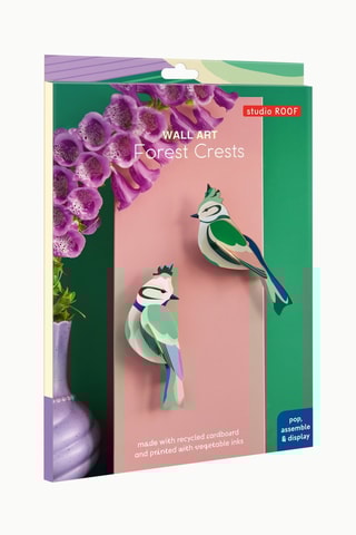 Decoração de parede Forest Crests - Verde e bege