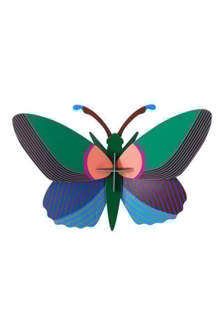 Decoração de parede Acacia Butterfly - Verde e azul