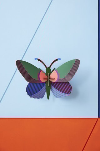 Decoração de parede Acacia Butterfly - Verde e azul