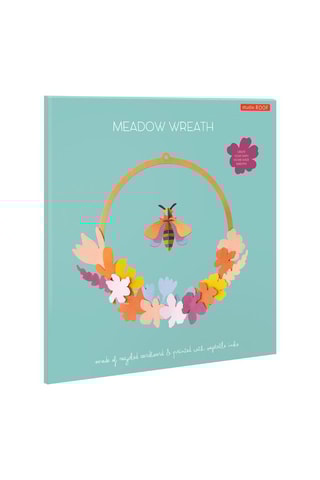 Decoração de parede Meadow Wreath - Laranja e bege