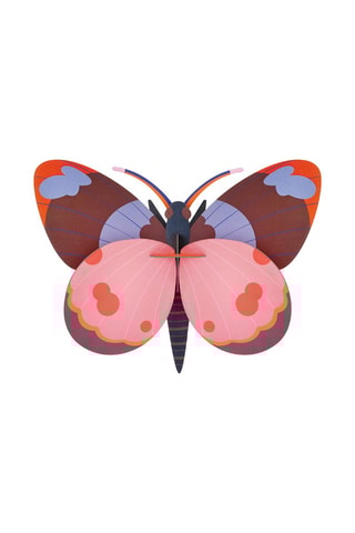 Decoração de parede Bellissima Butterfly - Violeta e rosa