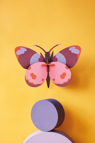 Decoração de parede Bellissima Butterfly - Violeta e rosa