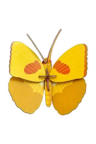 Decoração de parede Yellow butterfly - Amarelo e laranja