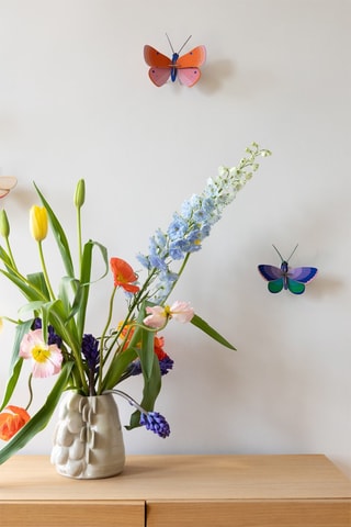 Decoração de parede Speckled copper butterfly - Vermelho e laranja