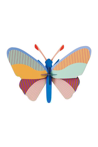 Decoração de parede Cleo Butterfly - Amarelo e azul