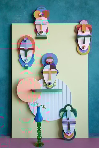 Decoração de parede Bahia - Verde e azul