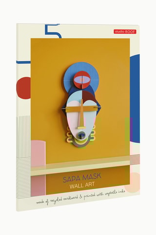 Decoração de parede Sapa - Azul e verde