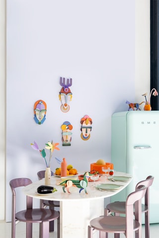 Decoração de parede Mumbai - Violeta e azul