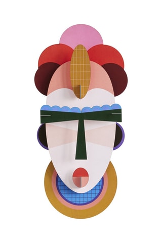 Decoração de parede Cali - Vermelho e verde