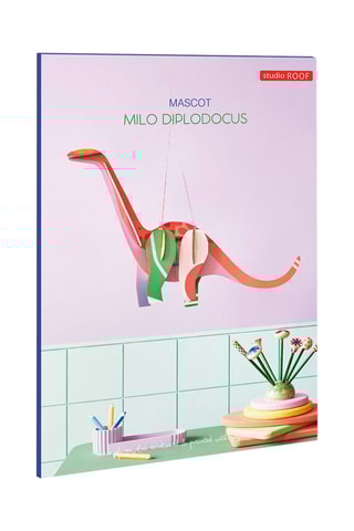 Decoração de suspender Milo Diplodocus - Violeta e verde