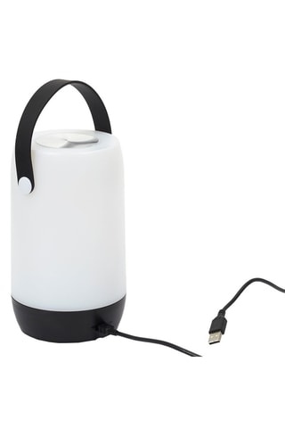 Candeeiro tátil LED Preto e branco