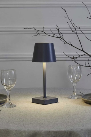 Candeeiro de mesa tátil LED - Cinzento