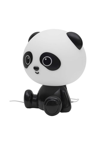 Candeeiro luz de presença panda LED - Branco e preto