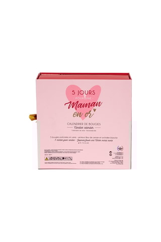 Calendário Mãe 5 velas perfumadas