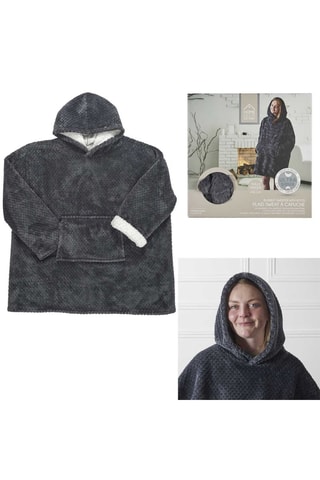 Sweat com capuz - Cinzento-escuro