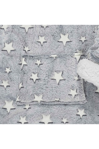 Sweat com capuz fosforescente Cinzento