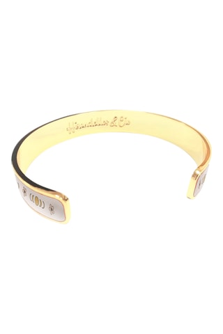 Pulseira aberta Suis Ton Intuition - Bege