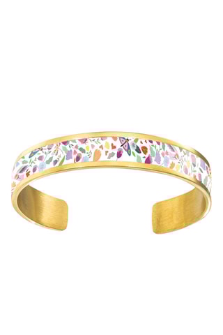 Pulseira aberta Théière - Branco e vermelho