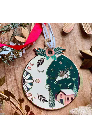 Decoração de natal Ho Ho Ho Lune - 10 cm