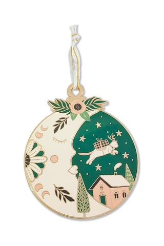 Decoração de natal Ho Ho Ho Lune - 10 cm