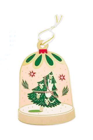 Decoração de Natal Ho Ho Ho Chat dans l'arbre - 10 cm