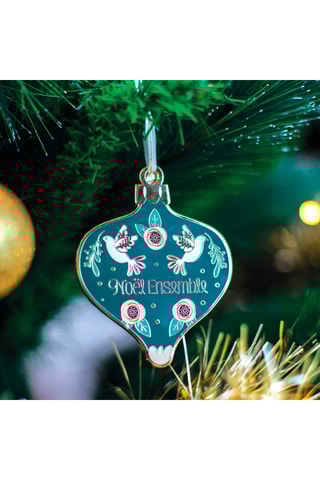 Decoração de natal Ho Ho Ho Noël ensemble - 10 cm