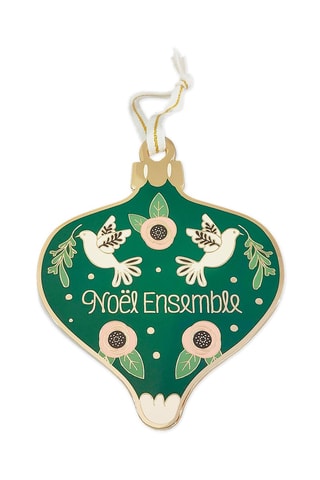 Decoração de natal Ho Ho Ho Noël ensemble - 10 cm