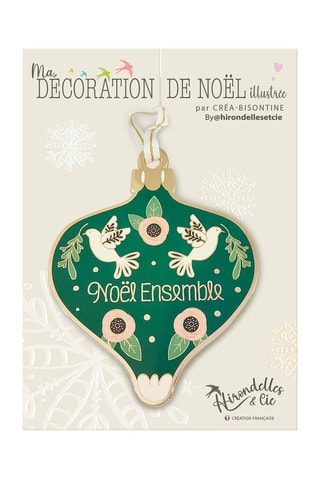 Decoração de natal Ho Ho Ho Noël ensemble - 10 cm