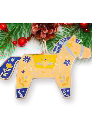 Decoração de natal Scandy winter (cheval) - 10 cm