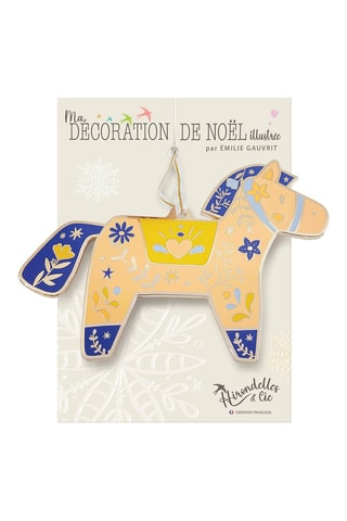 Decoração de natal Scandy winter (cheval) - 10 cm