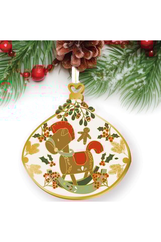 Decoração de natal Belle nuit de Noël (cheval) - 10 cm