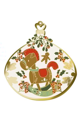 Decoração de natal Belle nuit de Noël (cheval) - 10 cm