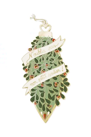 Decoração de natal Belle nuit de Noël (soulier) - 10 cm