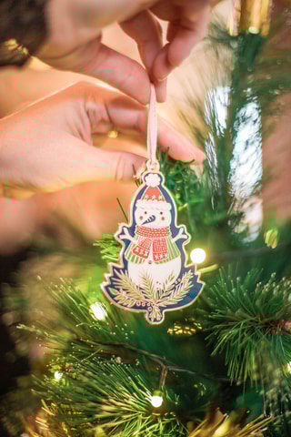 Decoração de natal Noël folk (gingerman) - 10 cm