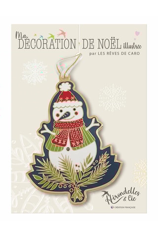 Decoração de natal Noël folk (gingerman) - 10 cm