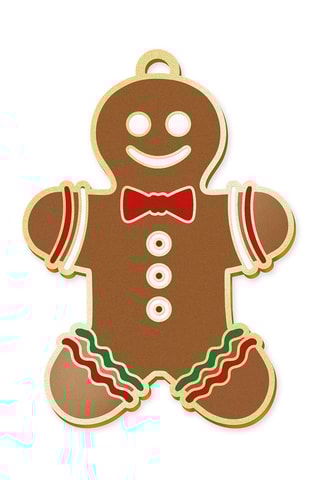 Decoração de Natal Délices de noël (Mr Ginger) - 10 cm