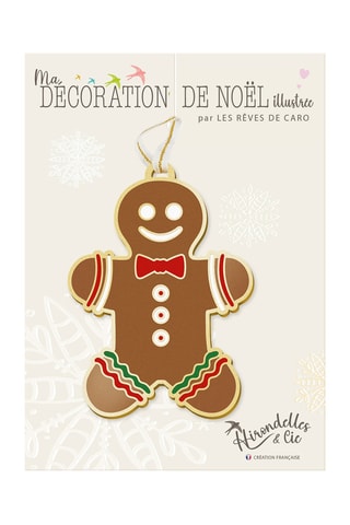 Decoração de Natal Délices de noël (Mr Ginger) - 10 cm