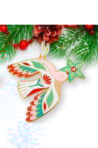 Decoração de natal Maison bonbon (hirondelle) - 10 cm