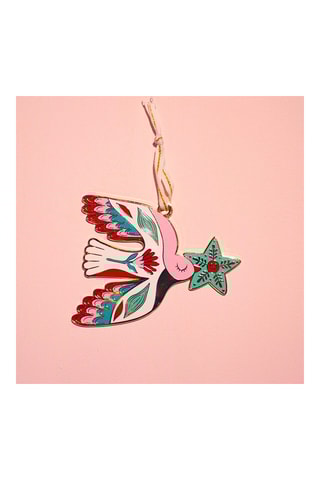 Decoração de natal Maison bonbon (hirondelle) - 10 cm